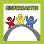 Ein Logo mit der Aufschrift Kindergarten darauf.
